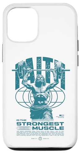 Glaube ist der stärkste Muskel Jesus Hülle für iPhone 12/12 Pro Glaube ist der stärkste Muskel Jesus Hülle für iPhone 12/12 Pro von Jrrts Jesus Fitnessstudio Designs