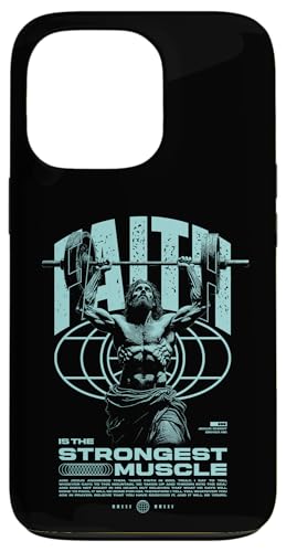 Glaube ist der stärkste Muskel Jesus Hülle für iPhone 13 Pro Glaube ist der stärkste Muskel Jesus Hülle für iPhone 13 Pro von Jrrts Jesus Fitnessstudio Designs