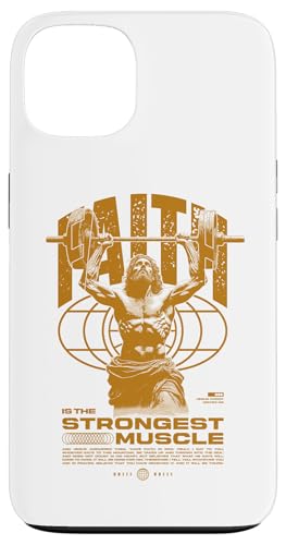 Glaube ist der stärkste Muskel Jesus Hülle für iPhone 13 Glaube ist der stärkste Muskel Jesus Hülle für iPhone 13 von Jrrts Jesus Fitnessstudio Designs