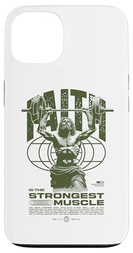 Glaube ist der stärkste Muskel Jesus Hülle für iPhone 13 Glaube ist der stärkste Muskel Jesus Hülle für iPhone 13 von Jrrts Jesus Fitnessstudio Designs