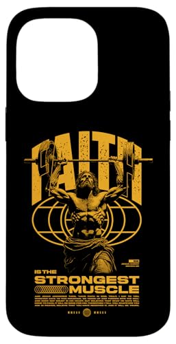 Glaube ist der stärkste Muskel Jesus Hülle für iPhone 14 Pro Max Glaube ist der stärkste Muskel Jesus Hülle für iPhone 14 Pro Max von Jrrts Jesus Fitnessstudio Designs