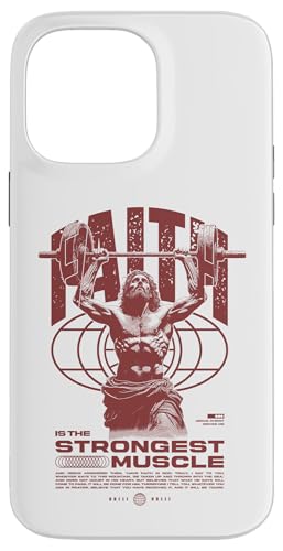 Glaube ist der stärkste Muskel Jesus Hülle für iPhone 14 Pro Max Glaube ist der stärkste Muskel Jesus Hülle für iPhone 14 Pro Max von Jrrts Jesus Fitnessstudio Designs