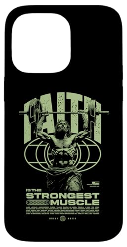 Glaube ist der stärkste Muskel Jesus Hülle für iPhone 14 Pro Max Glaube ist der stärkste Muskel Jesus Hülle für iPhone 14 Pro Max von Jrrts Jesus Fitnessstudio Designs