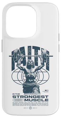 Glaube ist der stärkste Muskel Jesus Hülle für iPhone 14 Pro Glaube ist der stärkste Muskel Jesus Hülle für iPhone 14 Pro von Jrrts Jesus Fitnessstudio Designs