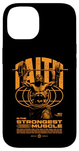 Glaube ist der stärkste Muskel Jesus Hülle für iPhone 14 Glaube ist der stärkste Muskel Jesus Hülle für iPhone 14 von Jrrts Jesus Fitnessstudio Designs