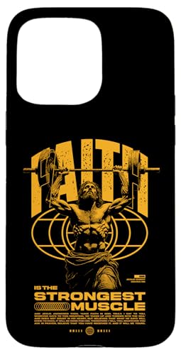 Glaube ist der stärkste Muskel Jesus Hülle für iPhone 15 Pro Max Glaube ist der stärkste Muskel Jesus Hülle für iPhone 15 Pro Max von Jrrts Jesus Fitnessstudio Designs