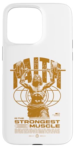 Glaube ist der stärkste Muskel Jesus Hülle für iPhone 15 Pro Max Glaube ist der stärkste Muskel Jesus Hülle für iPhone 15 Pro Max von Jrrts Jesus Fitnessstudio Designs
