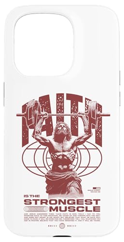 Glaube ist der stärkste Muskel Jesus Hülle für iPhone 15 Pro Glaube ist der stärkste Muskel Jesus Hülle für iPhone 15 Pro von Jrrts Jesus Fitnessstudio Designs