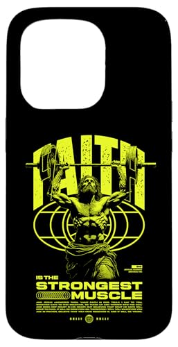 Glaube ist der stärkste Muskel Jesus Hülle für iPhone 15 Pro Glaube ist der stärkste Muskel Jesus Hülle für iPhone 15 Pro von Jrrts Jesus Fitnessstudio Designs