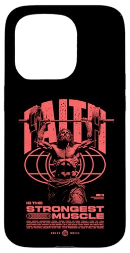 Glaube ist der stärkste Muskel Jesus Hülle für iPhone 15 Pro Glaube ist der stärkste Muskel Jesus Hülle für iPhone 15 Pro von Jrrts Jesus Fitnessstudio Designs