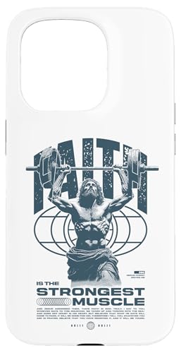 Glaube ist der stärkste Muskel Jesus Hülle für iPhone 15 Pro Glaube ist der stärkste Muskel Jesus Hülle für iPhone 15 Pro von Jrrts Jesus Fitnessstudio Designs