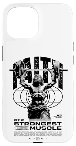 Glaube ist der stärkste Muskel Jesus Hülle für iPhone 15 Glaube ist der stärkste Muskel Jesus Hülle für iPhone 15 von Jrrts Jesus Fitnessstudio Designs