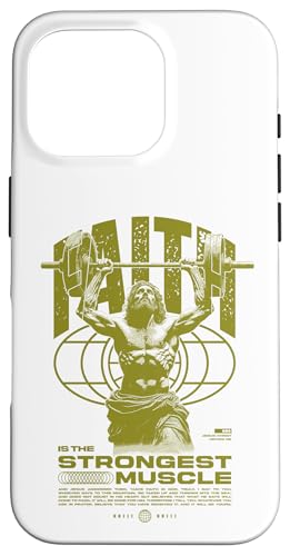Glaube ist der stärkste Muskel Jesus Hülle für iPhone 16 Pro Glaube ist der stärkste Muskel Jesus Hülle für iPhone 16 Pro von Jrrts Jesus Fitnessstudio Designs
