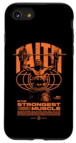 Glaube ist der stärkste Muskel Jesus Hülle für iPhone SE (2020) / 7 / 8 von Jrrts Jesus Fitnessstudio Designs