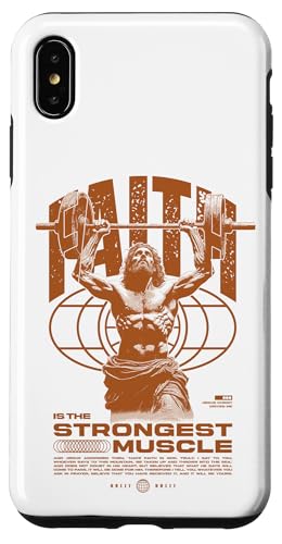 Glaube ist der stärkste Muskel Jesus Hülle für iPhone XS Max Glaube ist der stärkste Muskel Jesus Hülle für iPhone XS Max von Jrrts Jesus Fitnessstudio Designs