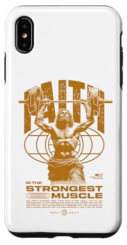 Glaube ist der stärkste Muskel Jesus Hülle für iPhone XS Max Glaube ist der stärkste Muskel Jesus Hülle für iPhone XS Max von Jrrts Jesus Fitnessstudio Designs
