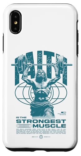 Glaube ist der stärkste Muskel Jesus Hülle für iPhone XS Max Glaube ist der stärkste Muskel Jesus Hülle für iPhone XS Max von Jrrts Jesus Fitnessstudio Designs