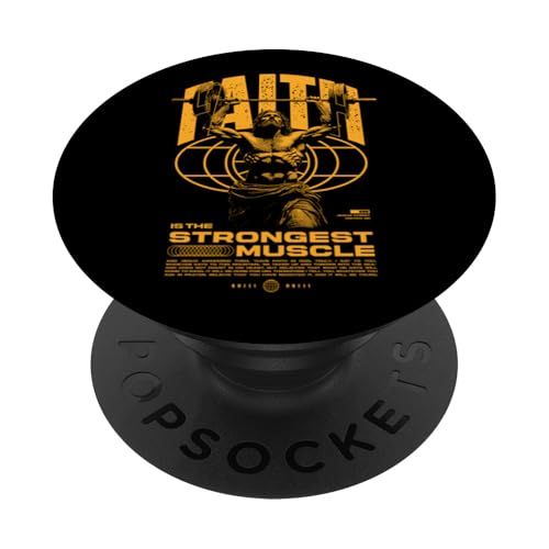 Glaube ist der stärkste Muskel Jesus PopSockets Klebender PopGrip Glaube ist der stärkste Muskel Jesus PopSockets Klebender PopGrip von Jrrts Jesus Fitnessstudio Designs