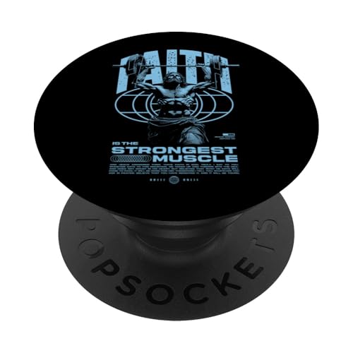 Glaube ist der stärkste Muskel Jesus PopSockets Klebender PopGrip Glaube ist der stärkste Muskel Jesus PopSockets Klebender PopGrip von Jrrts Jesus Fitnessstudio Designs