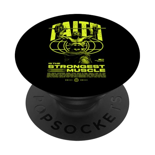 Glaube ist der stärkste Muskel Jesus PopSockets Klebender PopGrip Glaube ist der stärkste Muskel Jesus PopSockets Klebender PopGrip von Jrrts Jesus Fitnessstudio Designs