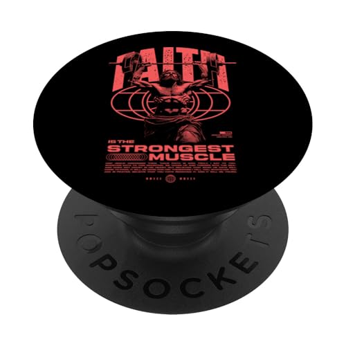 Glaube ist der stärkste Muskel Jesus PopSockets Klebender PopGrip Glaube ist der stärkste Muskel Jesus PopSockets Klebender PopGrip von Jrrts Jesus Fitnessstudio Designs