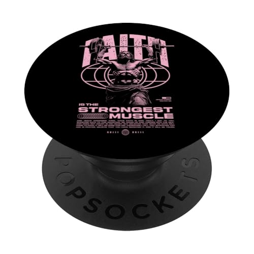 Glaube ist der stärkste Muskel Jesus PopSockets Klebender PopGrip Glaube ist der stärkste Muskel Jesus PopSockets Klebender PopGrip von Jrrts Jesus Fitnessstudio Designs