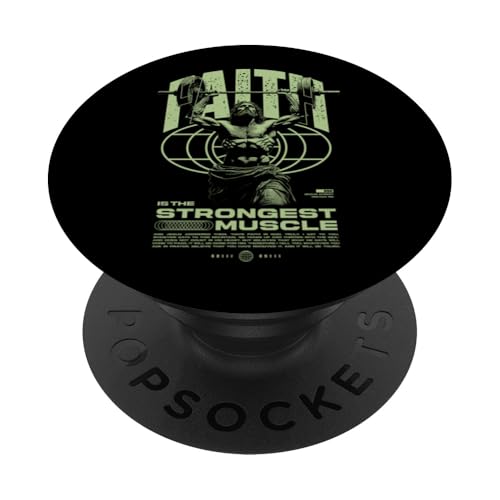 Glaube ist der stärkste Muskel Jesus PopSockets Klebender PopGrip Glaube ist der stärkste Muskel Jesus PopSockets Klebender PopGrip von Jrrts Jesus Fitnessstudio Designs