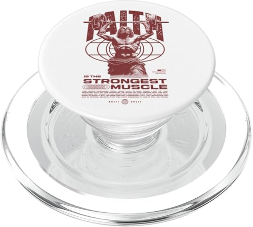 Glaube ist der stärkste Muskel Jesus PopSockets PopGrip für MagSafe Glaube ist der stärkste Muskel Jesus PopSockets PopGrip für MagSafe von Jrrts Jesus Fitnessstudio Designs