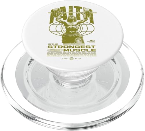Glaube ist der stärkste Muskel Jesus PopSockets PopGrip für MagSafe Glaube ist der stärkste Muskel Jesus PopSockets PopGrip für MagSafe von Jrrts Jesus Fitnessstudio Designs
