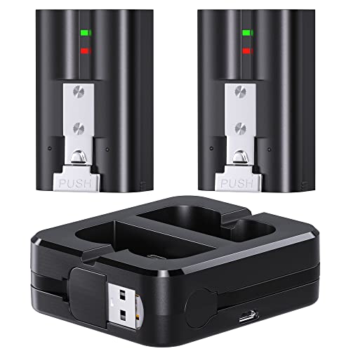 Jsoprtvr - 3.65V 6040mAh 2 Pack V4 Batterien und Ladestation für Ring Video Doorbell 2/3/3+/4, Stick Up Cam, Spotlight Camcorder akku Jsoprtvr - 3.65V 6040mAh 2 Pack V4 Batterien und Ladestation für Ring Video Doorbell 2/3/3+/4, Stick Up Cam, Spotlight Camcorder akku von Jsoprtvr