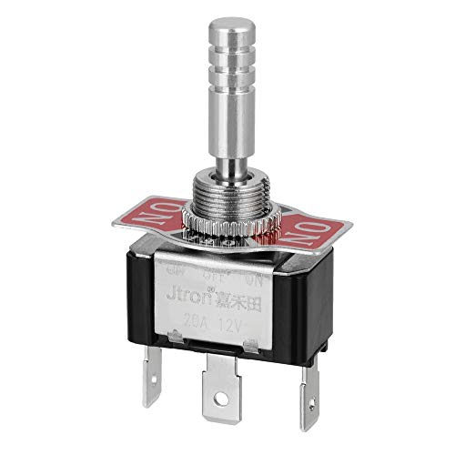 Jtron Kippschalter 12V 20A Wippschalter 3P SPDT ON-OFF-ON 3-polig Rocker Toggle Switch zum Auto KFZ LKW (ON-OFF-ON) von Jtron
