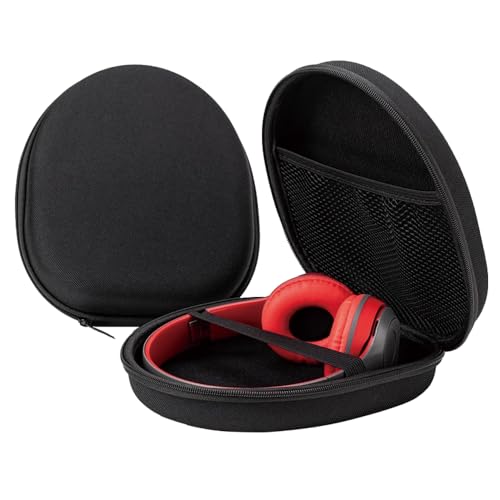Kopfhörer Tasche Over Ear, Universal Headset Hartschalen Aufbewahrung Case Ohrhörer Schutztasche Case Reisetasche 21 x 18,5 cm x 6cm (Schwarz) Kopfhörer Tasche Over Ear, Universal Headset Hartschalen Aufbewahrung Case Ohrhörer Schutztasche Case Reisetasche 21 x 18,5 cm x 6cm (Schwarz) von Jtseveny