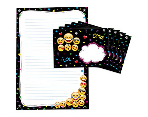 Briefblock mit Umschlag für Kinder Mädchen Jungen Kinder Briefpapier-Set (Block A4 mit 25 Blätter + 15 Umschläge) von JuNa-Experten