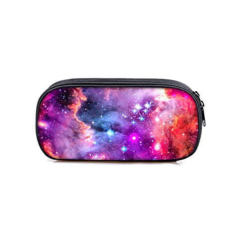 Galaxy Federmäppchen Mädchen Teenager 21,5 * 10 * 5,5 cm Große Kapazität Bleistift Tasche Mäppchen, Schulmäppchen Kinder Schlamppermäppchen Federtasche für die Schule Pencil Case Persönliches Mäppchen von Jubao