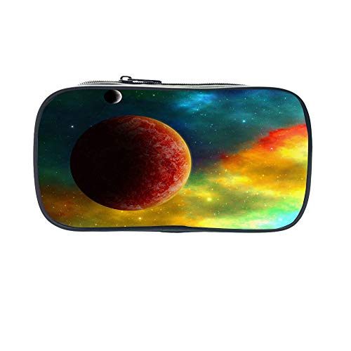 Galaxy Federmäppchen Mädchen Teenager 21,5 * 10 * 5,5 cm Große Kapazität Bleistift Tasche Mäppchen, Schulmäppchen Kinder Schlamppermäppchen Federtasche für die Schule Pencil Case Persönliches Mäppchen von Jubao