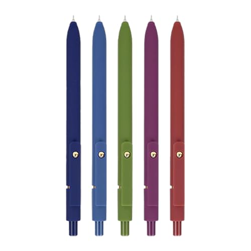 Jubepk Gel Ink Pens, Series Writing Tools, 5 Piece Set, Smooth Fine Point Pens, Creative Stationery for Women, Men, School, Journaling, Note Taking, Sketching, Planning, Gift Jubepk Gel Ink Pens, Series Writing Tools, 5 Piece Set, Smooth Fine Point Pens, Creative Stationery for Women, Men, School, Journaling, Note Taking, Sketching, Planning, Gift von Jubepk