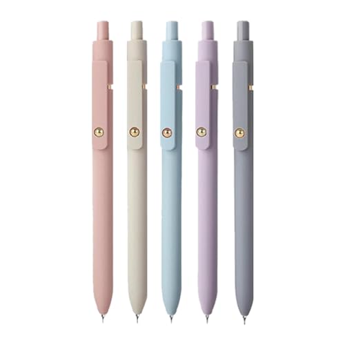 Jubepk Gel Ink Pens, Series Writing Tools, 5 Piece Set, Smooth Fine Point Pens, Creative Stationery for Women, Men, School, Journaling, Note Taking, Sketching, Planning, Gift Jubepk Gel Ink Pens, Series Writing Tools, 5 Piece Set, Smooth Fine Point Pens, Creative Stationery for Women, Men, School, Journaling, Note Taking, Sketching, Planning, Gift von Jubepk