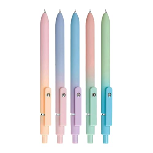 Jubepk Gel-Tintenstifte, Serie Schreibwerkzeuge, 5-teiliges Set, glatte feine Spitze, kreative Schreibwaren für Frauen, Männer, Schule, Journaling, Notizen, Skizzieren, Planen, Geschenk Jubepk Gel-Tintenstifte, Serie Schreibwerkzeuge, 5-teiliges Set, glatte feine Spitze, kreative Schreibwaren für Frauen, Männer, Schule, Journaling, Notizen, Skizzieren, Planen, Geschenk von Jubepk
