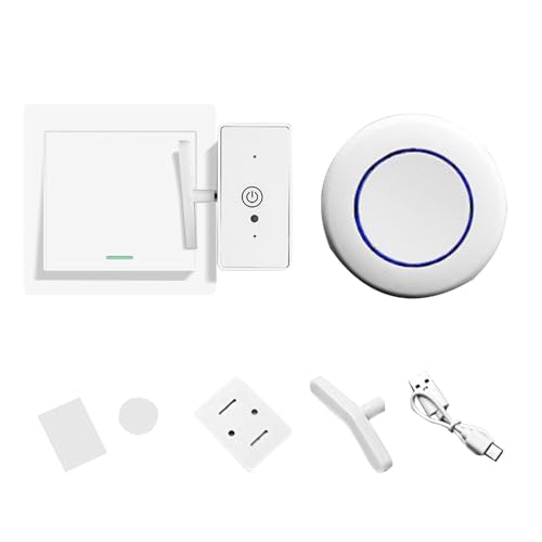 Smart Button Pusher | Fernbedienung Ausschalten, Multifunktionaler Drahtloser Automatischer Lichtschieber Für Heimschlafzimm Langlebiger Batterie: Mit Seinem Leistungsstarken 800-mer von Jubilofex