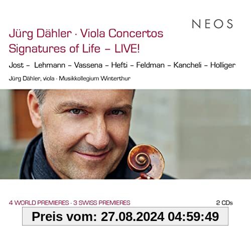 Signatures of Life-Live! von Jürg Dähler (Viola)