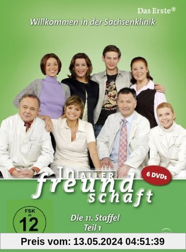 In aller Freundschaft - Die 11. Staffel, Teil 1, 24 Folgen [6 DVDs] von Jürgen Brauer