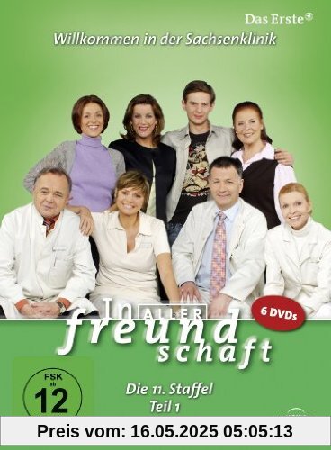 In aller Freundschaft - Die 11. Staffel, Teil 1, 24 Folgen [6 DVDs] von Jürgen Brauer