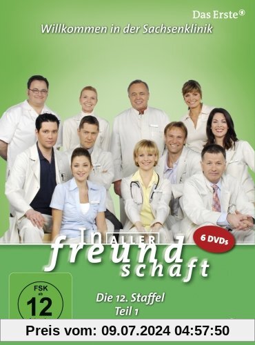 In aller Freundschaft - Die 12. Staffel, Teil 1, 24 Folgen [6 DVDs] von Jürgen Brauer