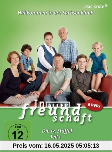 In aller Freundschaft - Die 13. Staffel, Teil 1, 24 Folgen [6 DVDs] von Jürgen Brauer