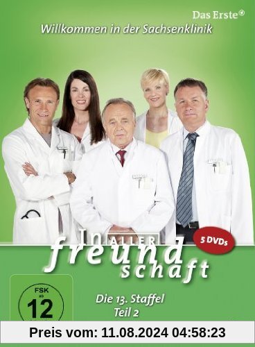 In aller Freundschaft - Die 13. Staffel, Teil 2, 18 Folgen [5 DVDs] von Jürgen Brauer