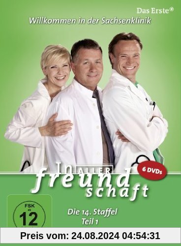 In aller Freundschaft - Die 14. Staffel, Teil 1, 24 Folgen [6 DVDs] von Jürgen Brauer