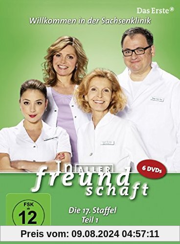 In aller Freundschaft - Die 17. Staffel, Teil 1, 24 Folgen [6 DVDs] von Jürgen Brauer