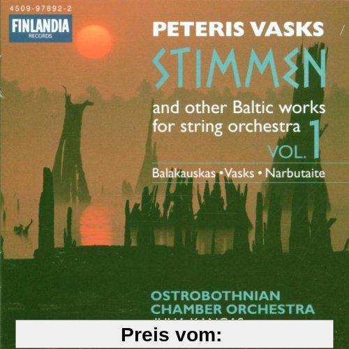 Baltische Kompositionen für Streichorchester Vol. 1 von Juha Kangas