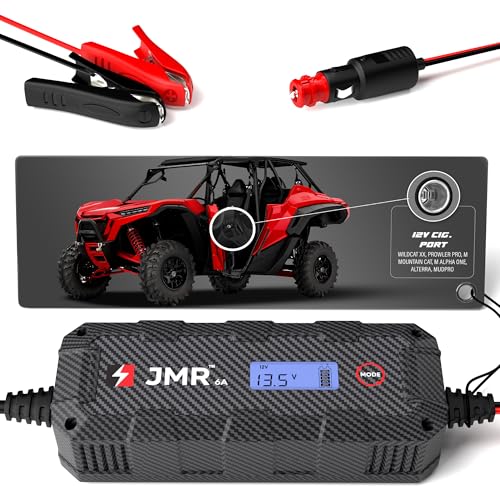 JMR Batterieladegerät für Arctic Cat Wildcat XX Prowler PRO M Mountain CAT M Alpha ONE ALTERRA MUDPRO Alle Modelle Autobatterie Ladegerät Erhaltungsladegerät Akkuladegerät (Kein Lithium-Modus) von Juice My Ride