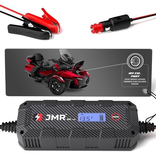 JMR Batterieladegerät für Can-am Alle Modelle Autobatterie Ladegerät Erhaltungsladegerät Akkuladegerät Erhaltungsgerät (Lithium-Modus hinzufügen) von Juice My Ride